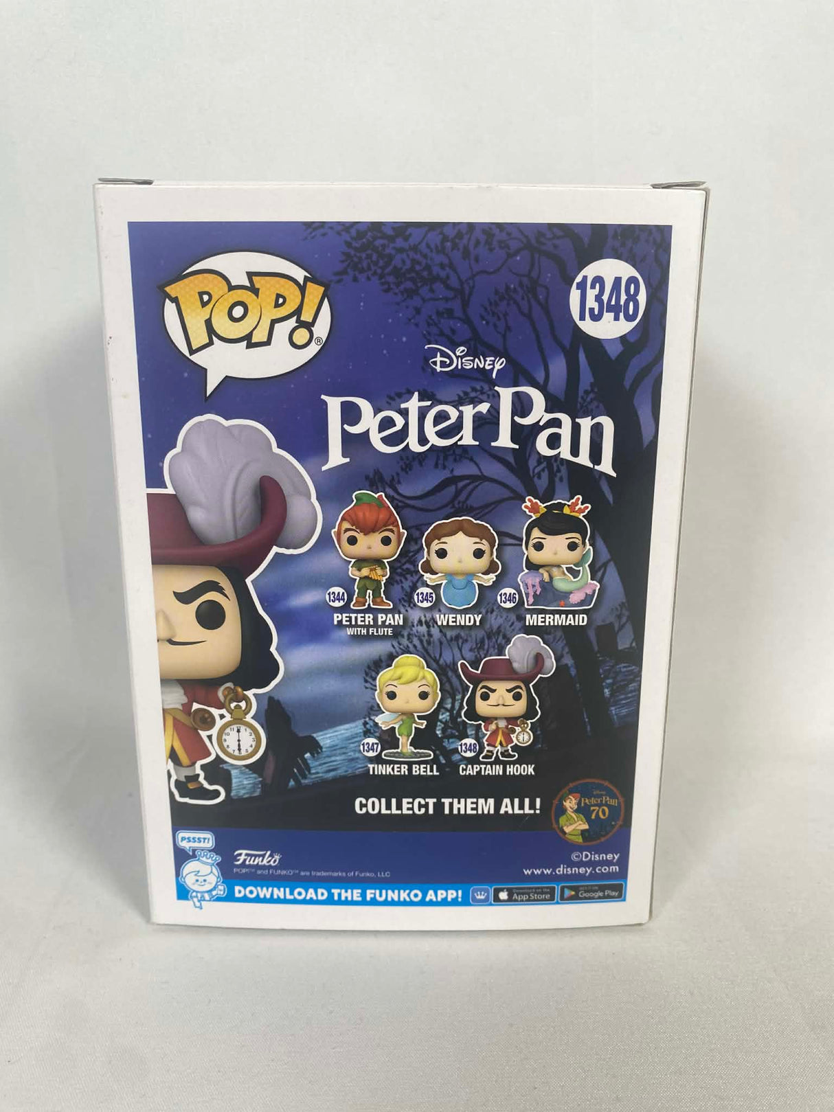 Peter Pan Captain Hook Funko Pop! Vinyl Figure #1348