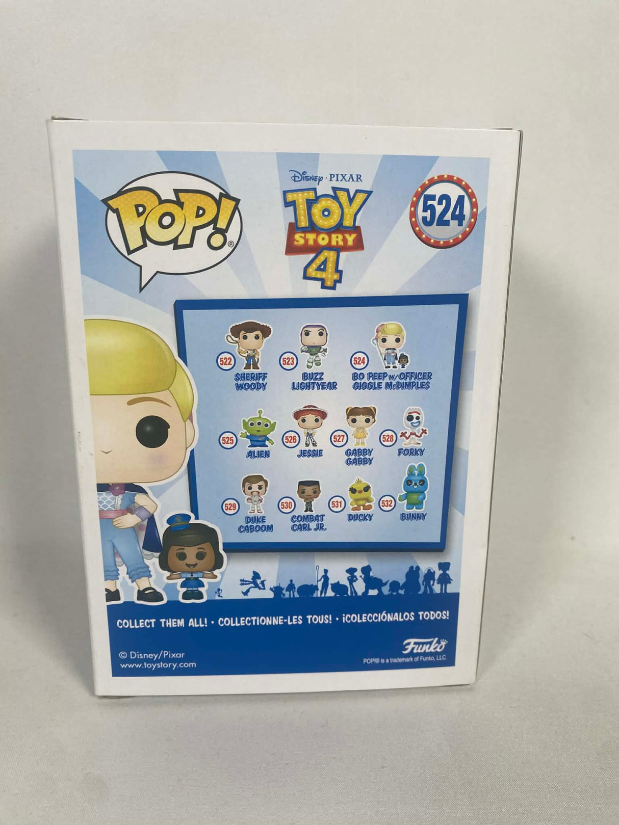 Toy Story Bo Peep W/ Officer Giggle McDimples Funko Pop Vinyl figure #524