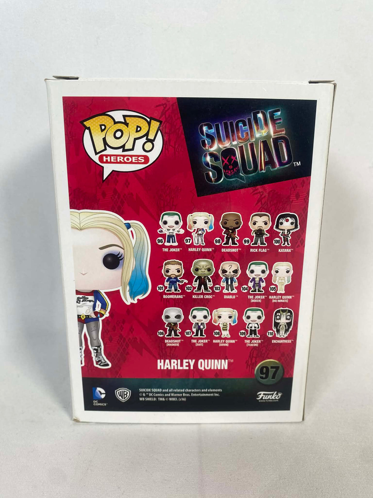 Suicide Squad Harley Quinn Funko Pop! Vinyl Figure #97