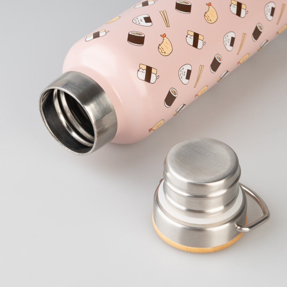 Pusheen Metal bottle Sushi Roll
