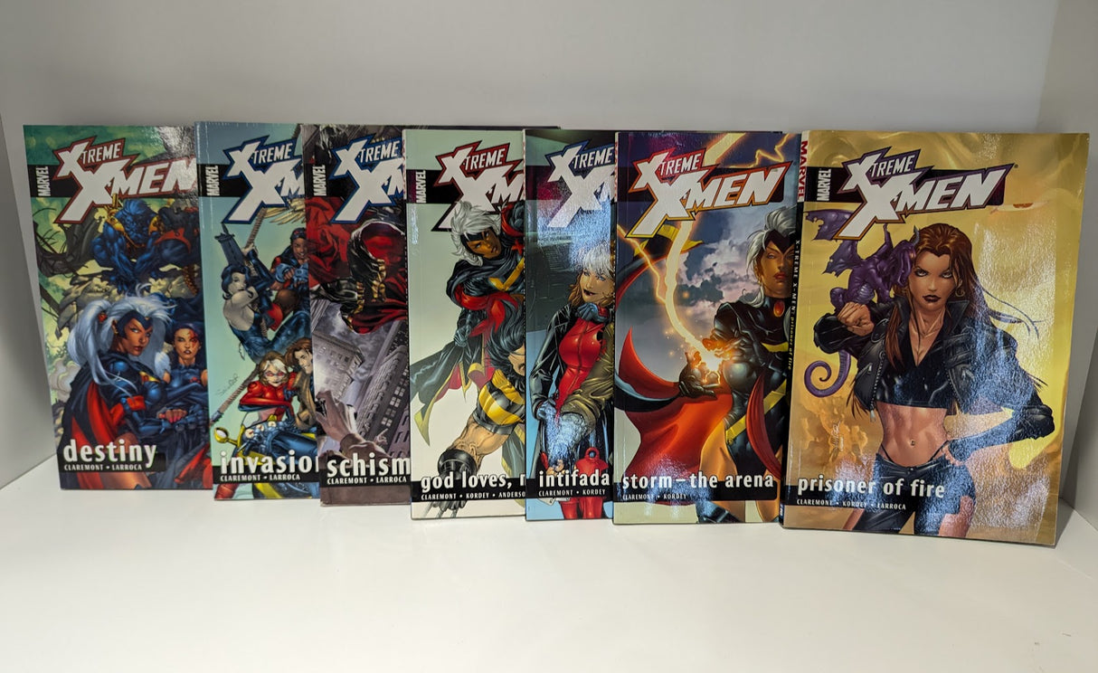 X-Treme X-Men by Chris Claremont Volumes 1 - 7 (Missing Volume 4) Graphic Novel Bundle