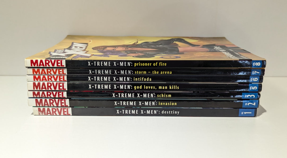 X-Treme X-Men by Chris Claremont Volumes 1 - 7 (Missing Volume 4) Graphic Novel Bundle