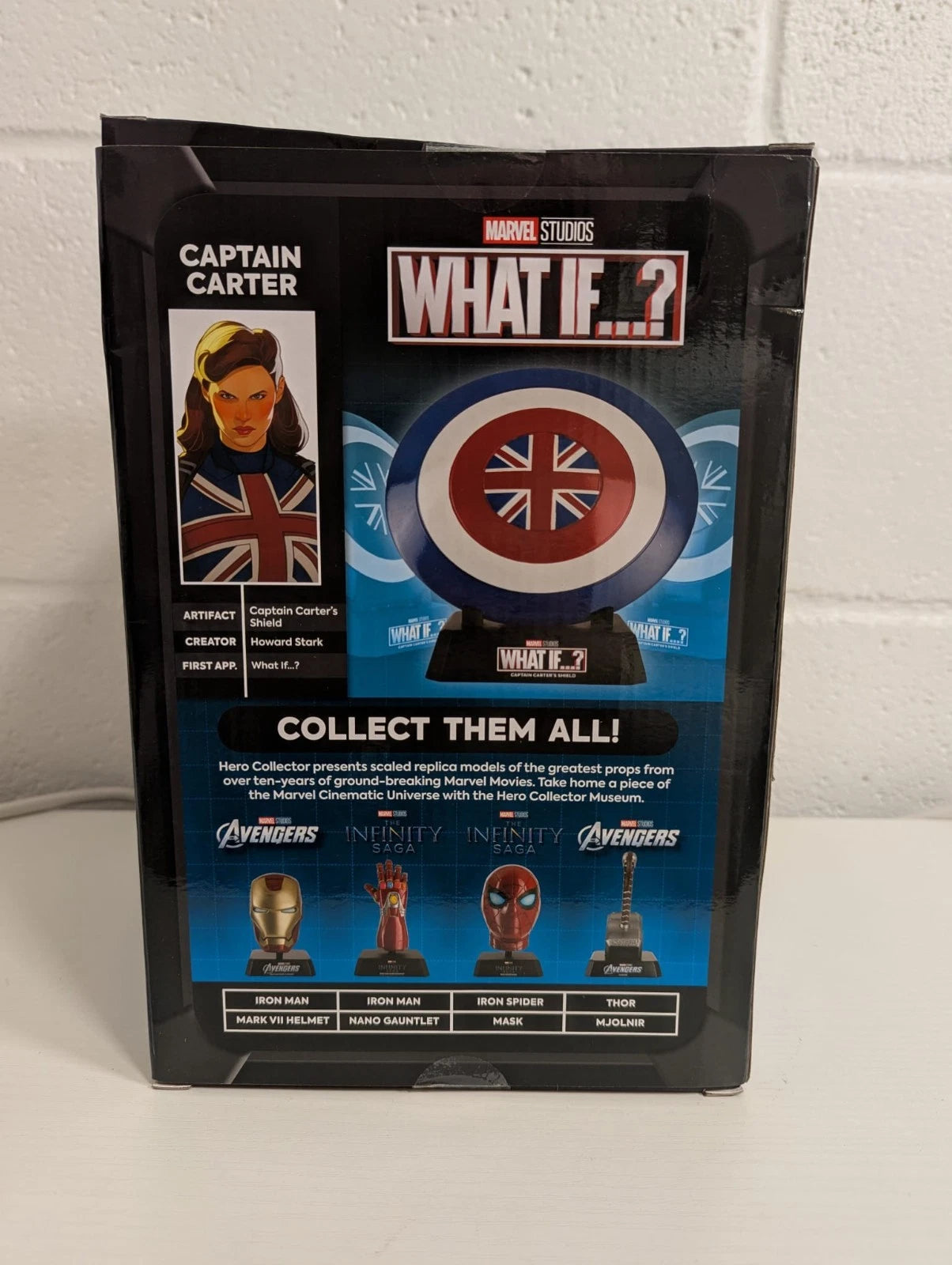 Marvel What If...? Captain Carter Shield Eaglemoss Hero Collector Statue