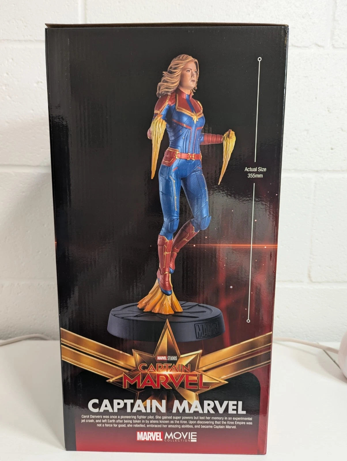Marvel Movie Collection Captain Marvel Eaglemoss Mega Special 35cm Statue
