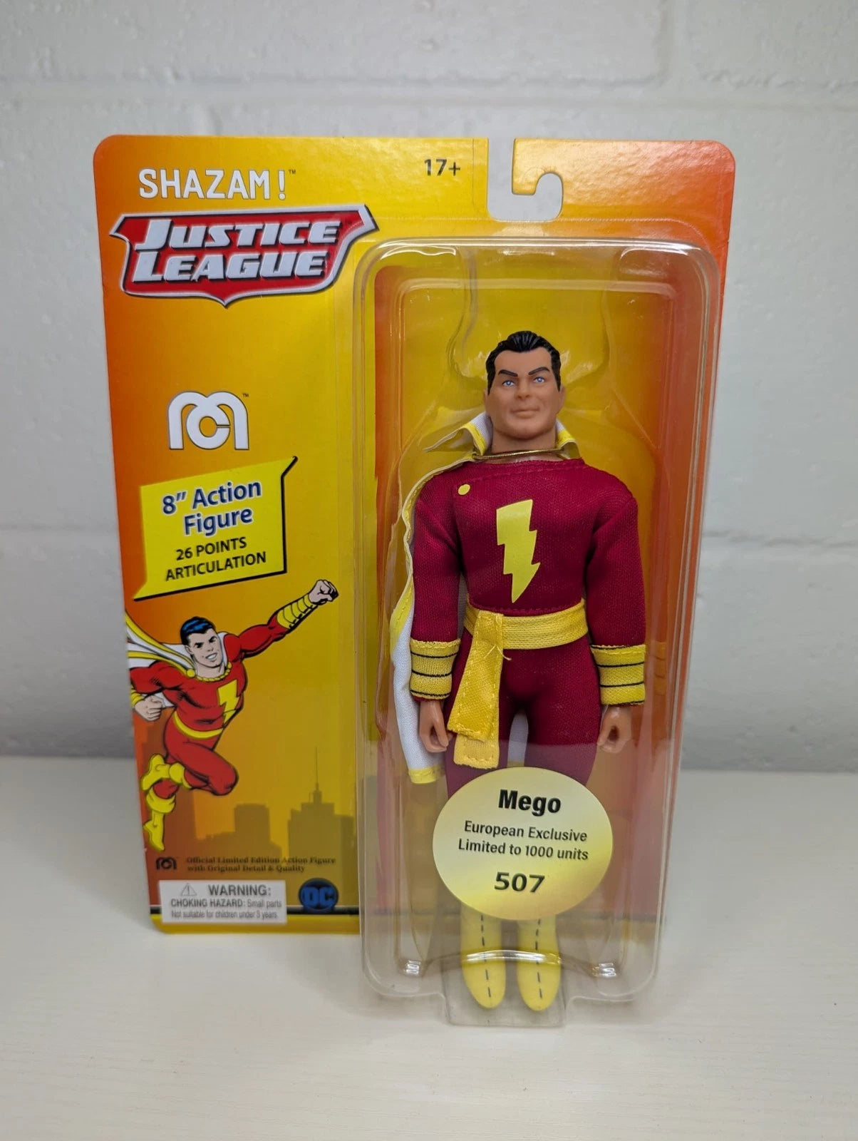 DC Comics Justice League Shazam Mego 8" Action Figure Limited Edition #507