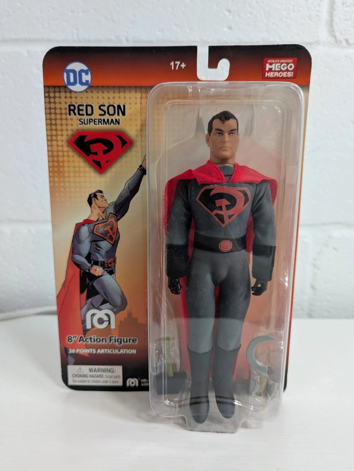 DC Comics Red Son Superman Mego 8" Action Figure