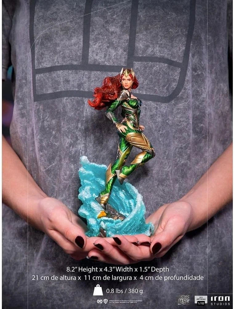 DC Comics Zack Snyder's Justice League Mera Iron Studios 1/10 Scale 8" Statue