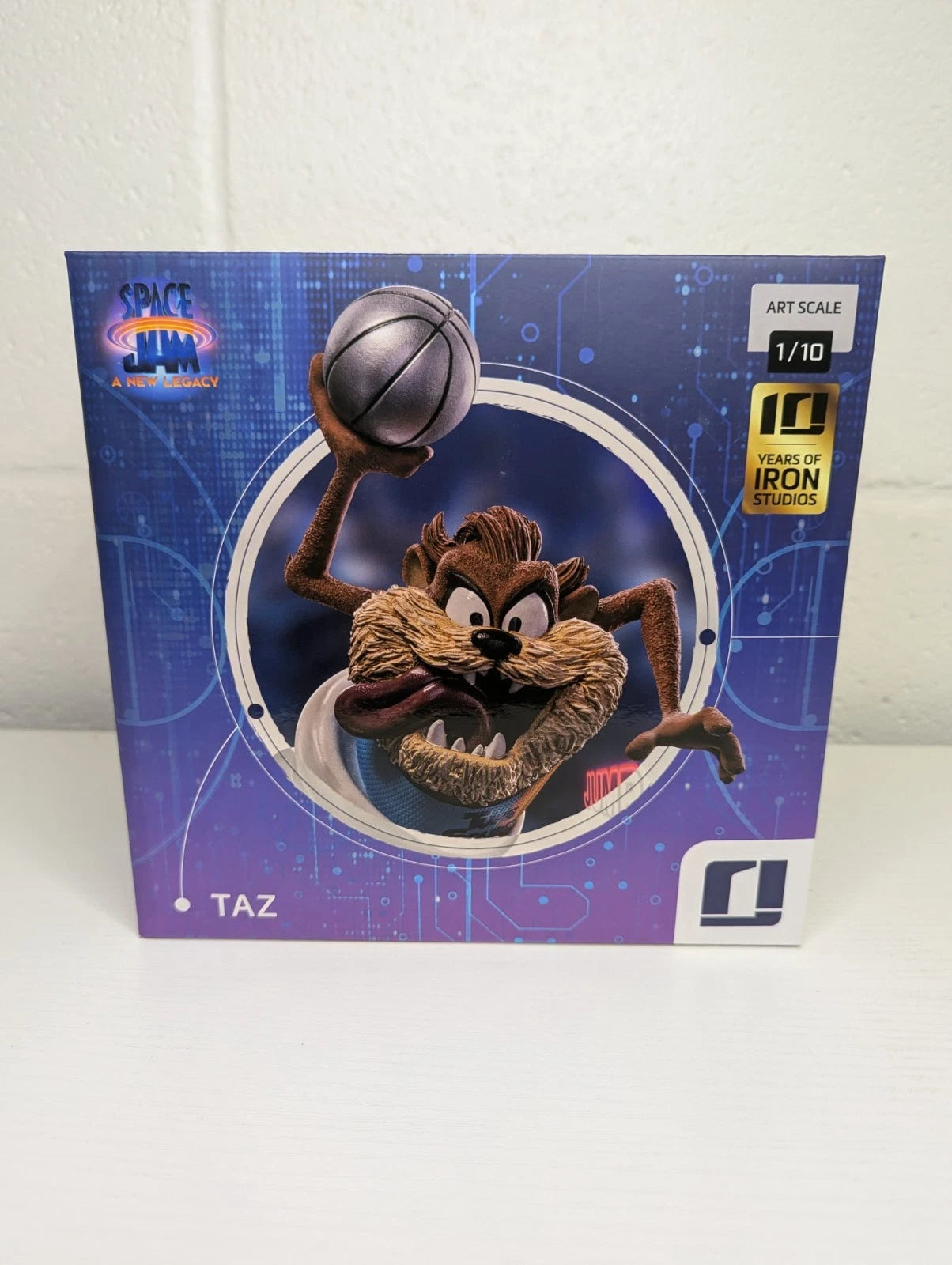 Space Jam A New Legacy Taz Iron Studios 1/10 Scale 14cm Statue