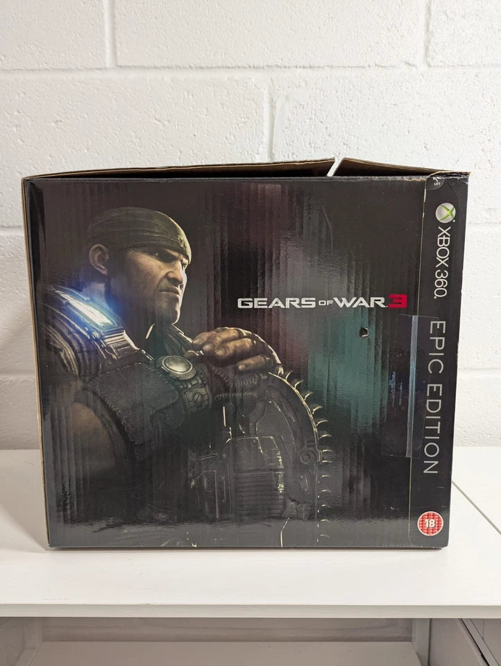 Xbox 360 Gears Of War 3 Epic Edition (Complete With Statue, Game & Extras)