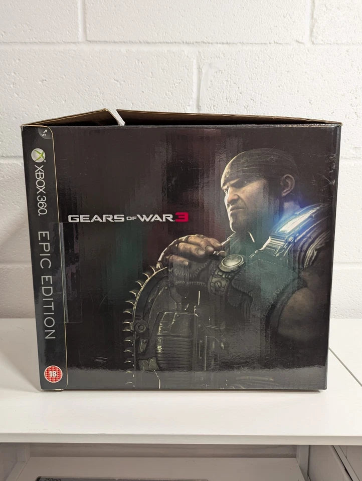 Xbox 360 Gears Of War 3 Epic Edition (Complete With Statue, Game & Extras)