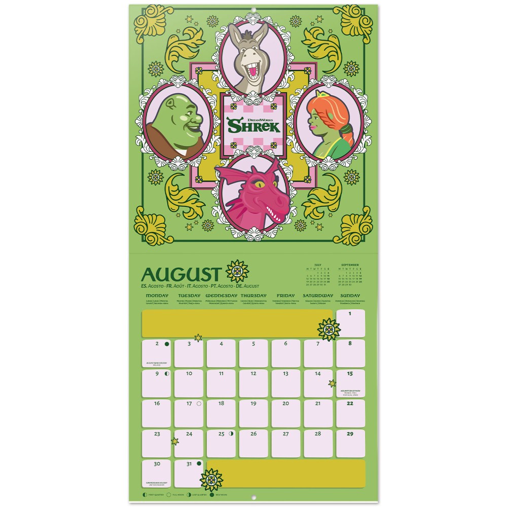 Shrek 2027 Calendar