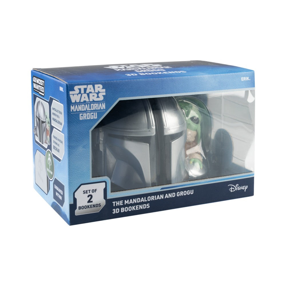 Star Wars The Mandalorian And Grogu Bookends