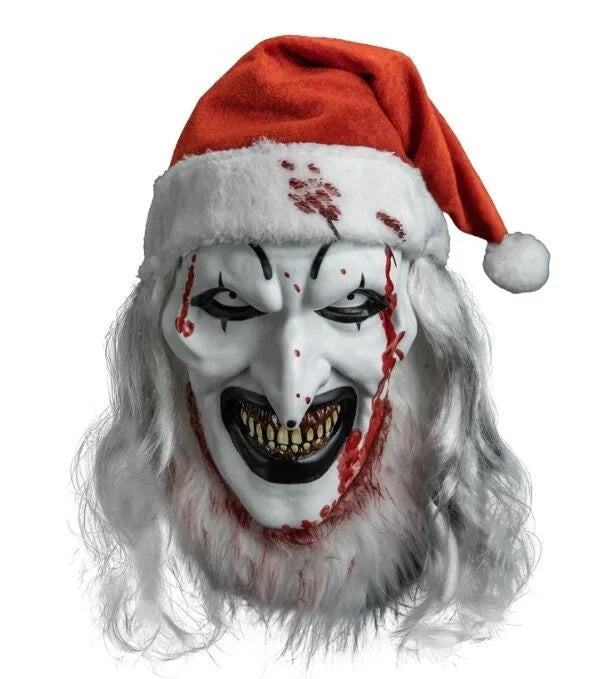 Terrifier 3 Santa Art the Clown Trick or Treat Studios Deluxe Injection Molded Mask