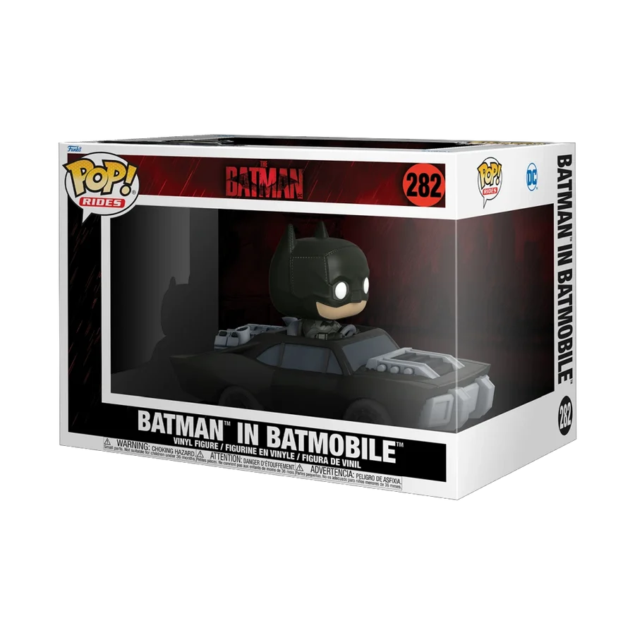 DC Comics The Batman Batman in Batmobile Funko Pop! Rides Vinyl Figure #282