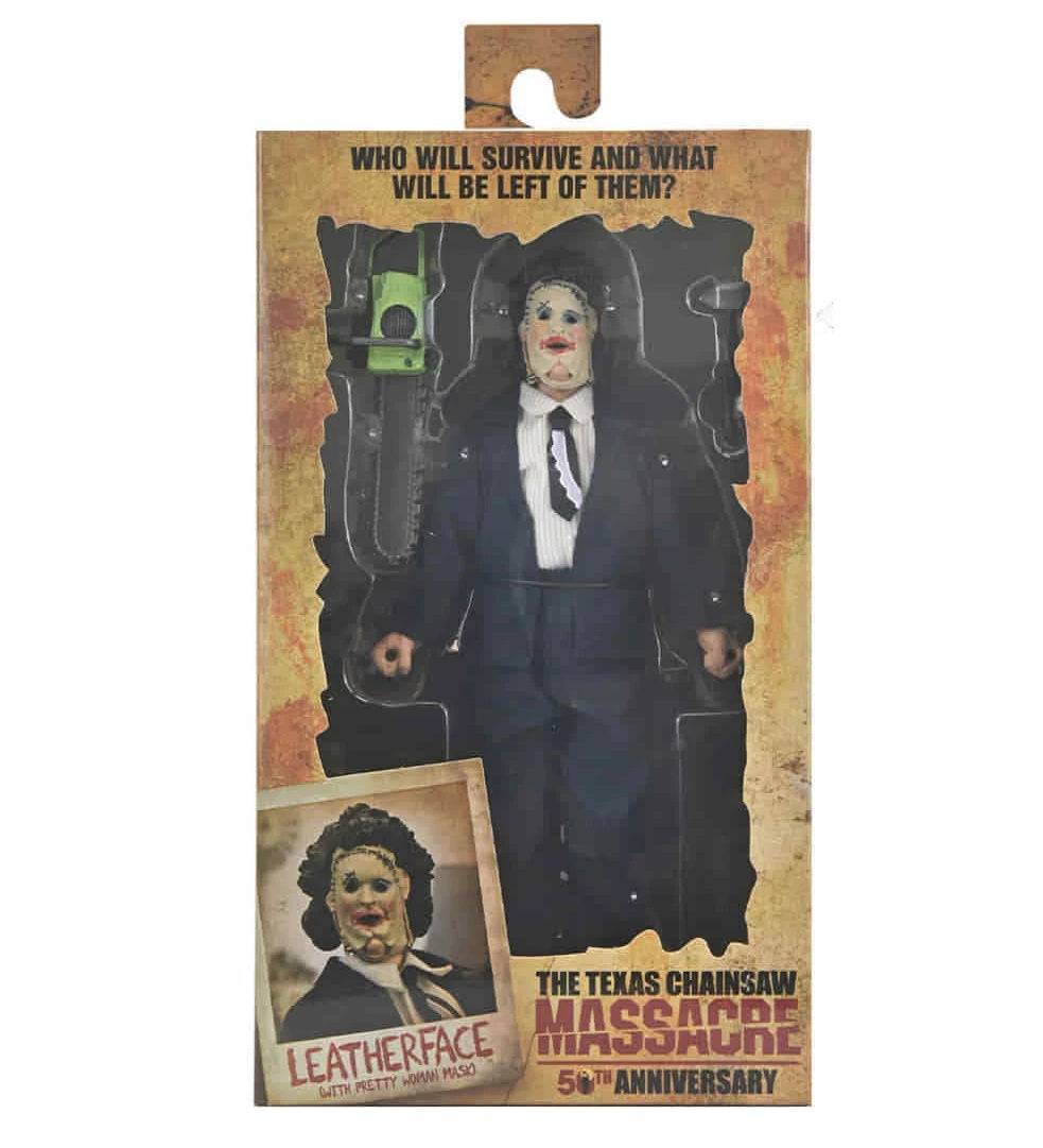 The Texas Chainsaw Massacre Leatherface 50th Anniversary 8″ Clothed NECA Figure