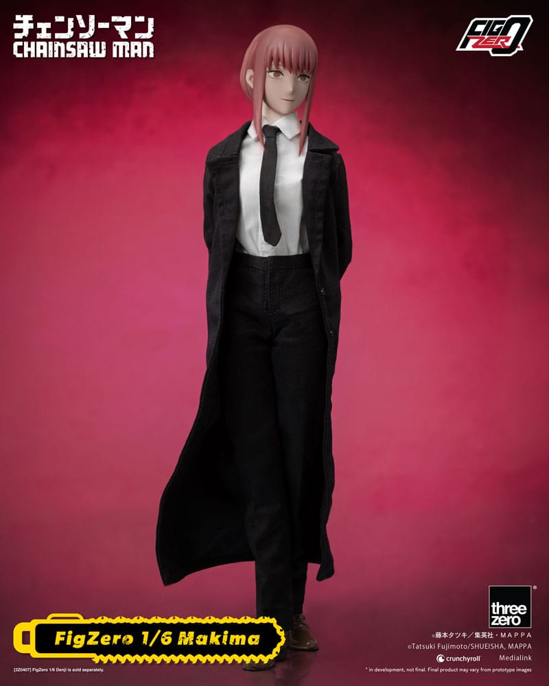 ThreeZero Chainsaw Man Makima Action Figure, 1/6 Scale - 28cm