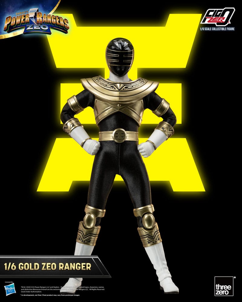Power Rangers Zeo FigZero 1/6 Gold Ranger Action Figure 30 cm
