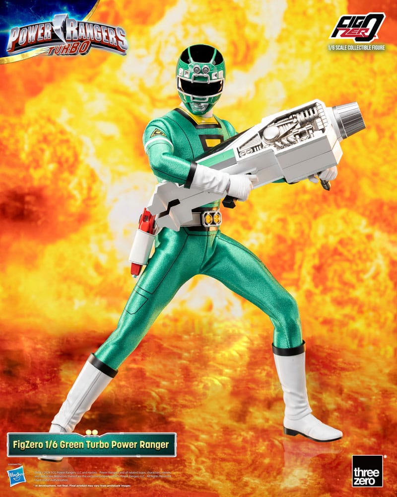 ThreeZero Power Rangers Turbo Green 1/6 FigZero Action Figure