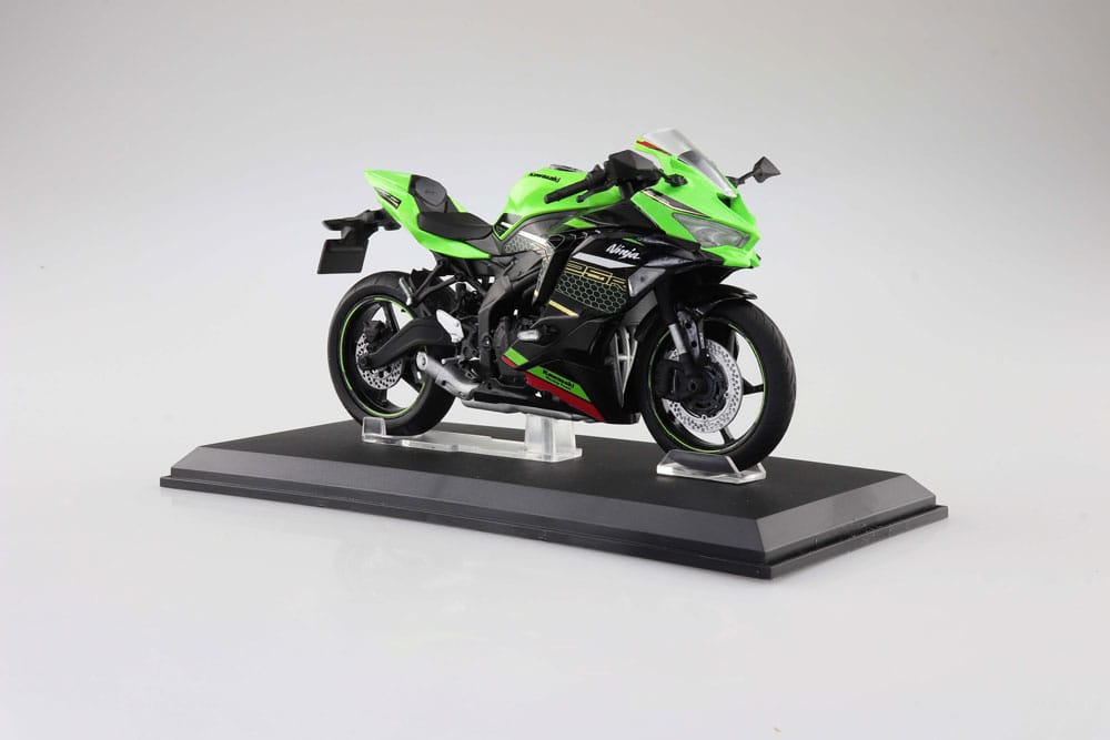 1/12 Diecast Kawasaki Ninja ZX-25R Series Statue - Lime Green x Ebony