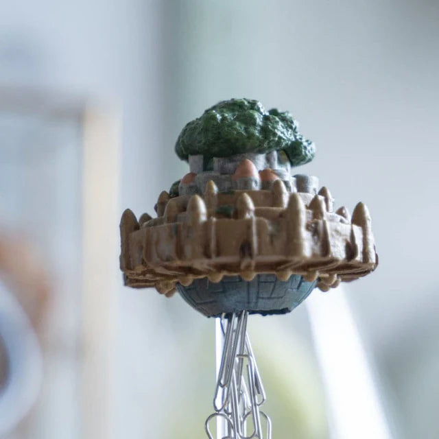 Studio Ghibli Castle in the Sky Flying Castle 13 cm Magnet Statue
