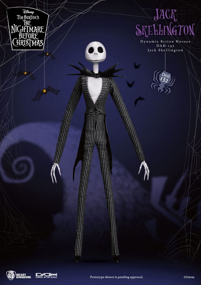 Nightmare Before Christmas Dynamic 8ction Heroes Jack Action Figure
