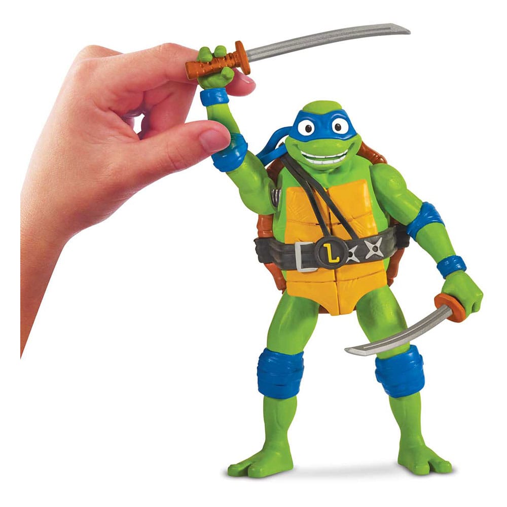 Teenage Mutant Ninja Turtles Ninja Shouts Leonardo Action Figure, 14cm