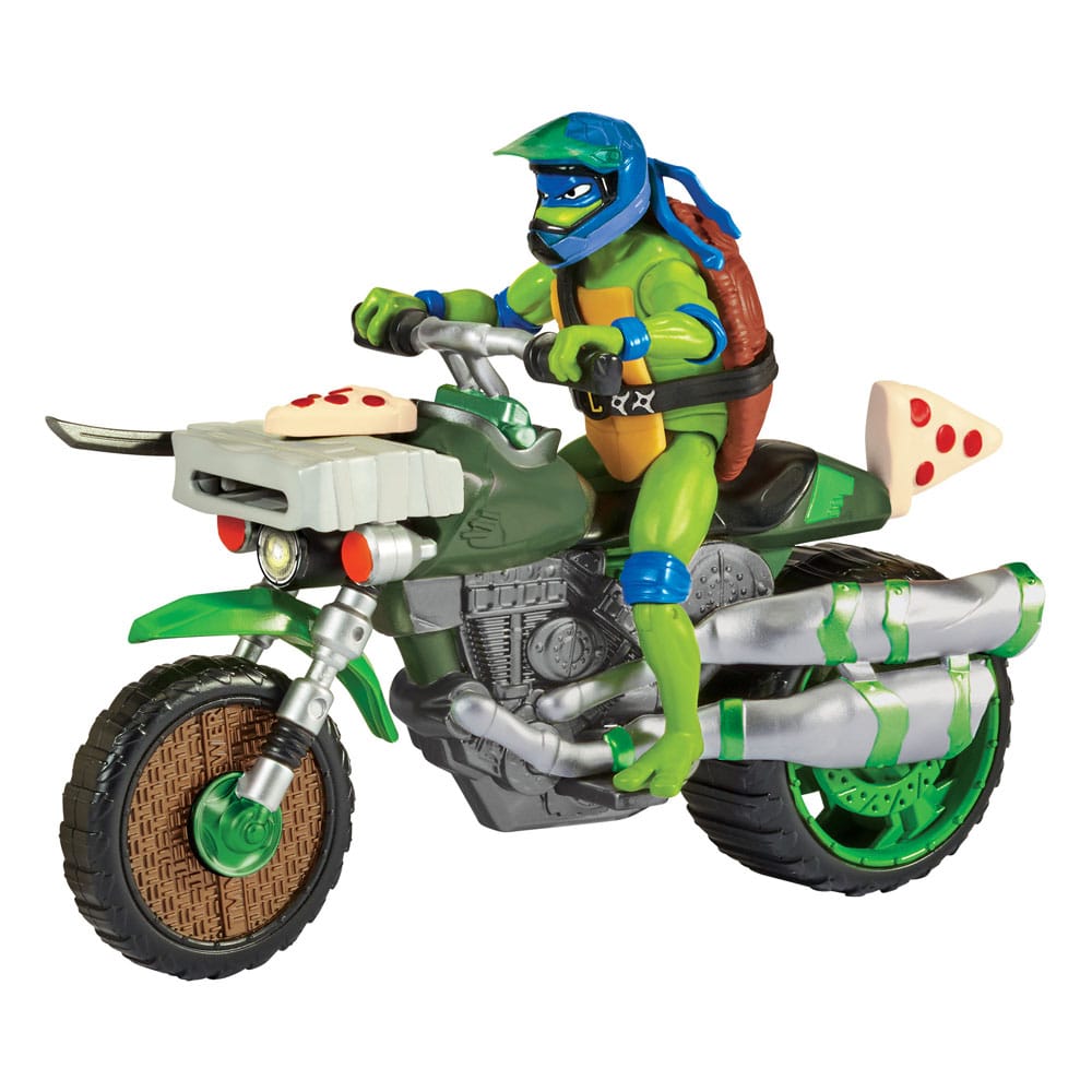 Teenage Mutant Ninja Turtles: Leonardo & Ninja Kick Cycle Action Figure