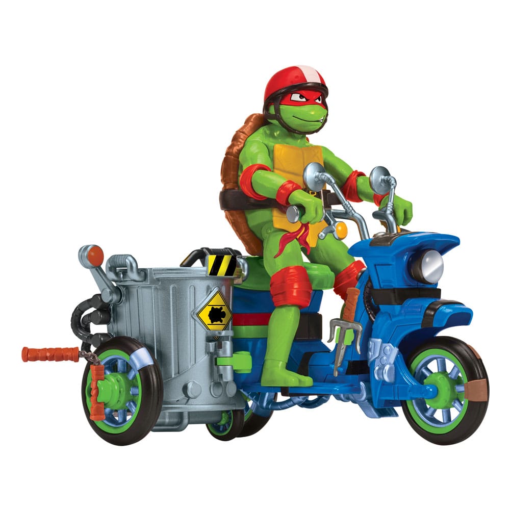 TMNT: Mutant Mayhem Raphael & Scooter Action Figure Set