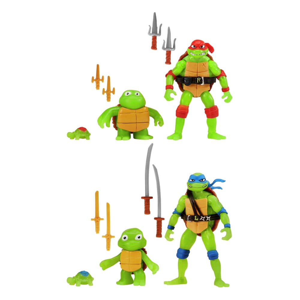 Teenage Mutant Ninja Turtles 2023: Evolution Raphael & Leonardo Action Figure 3-Pack