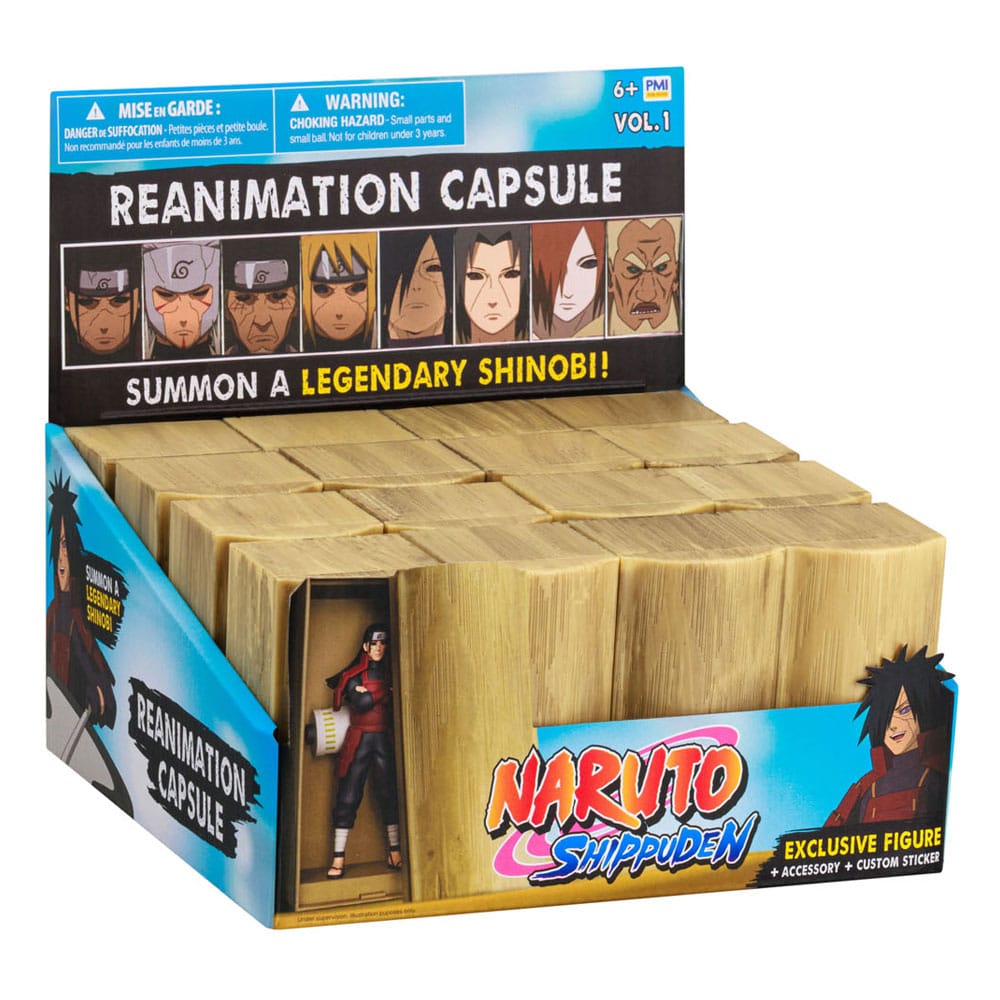 Naruto BOTI Blind Capsule Display with 16 Mini-Figures