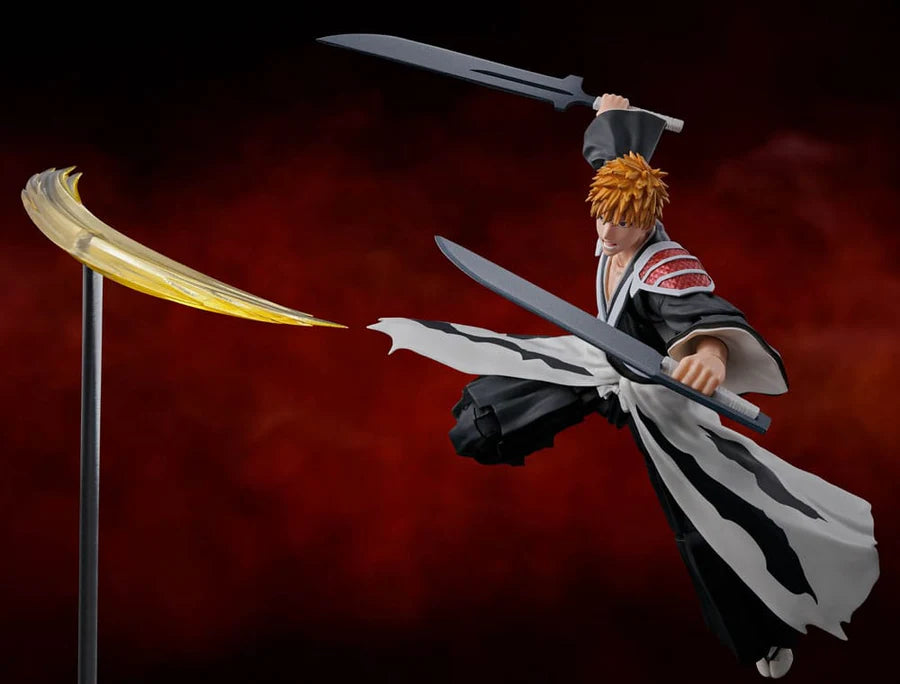 Bleach Thousand Year Blood War Ichigo Kurosaki Dual Zangetsu 16cm S.H. Figuarts Action Figure