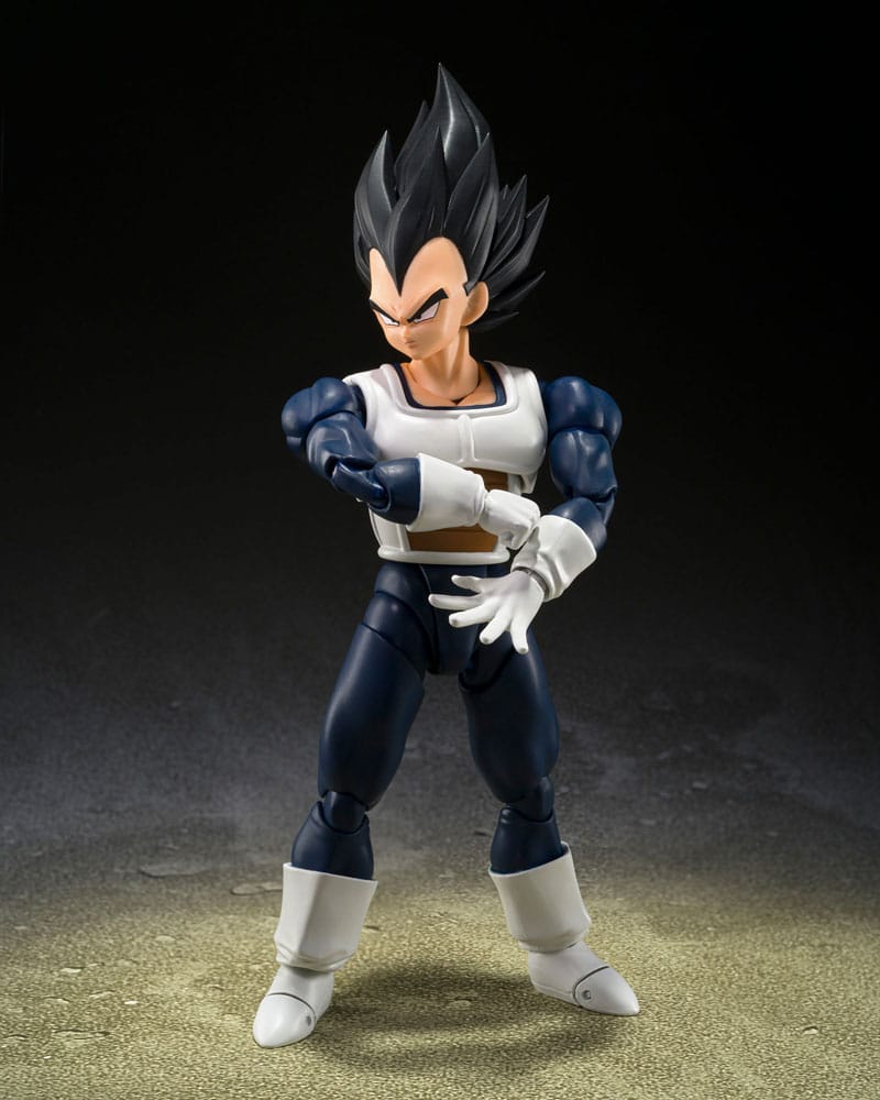 Dragon Ball S.H. Figuarts Vegeta Battle Clothes Action Figure, 14 cm