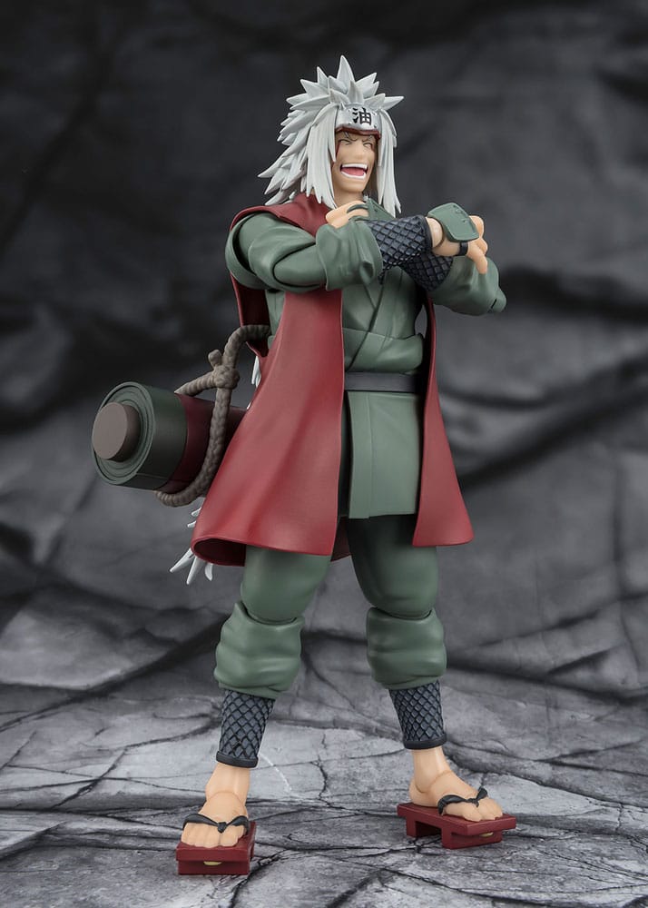 Naruto S.H.Figuarts Jiraiya Action Figure - Sage Mode Set, 17cm