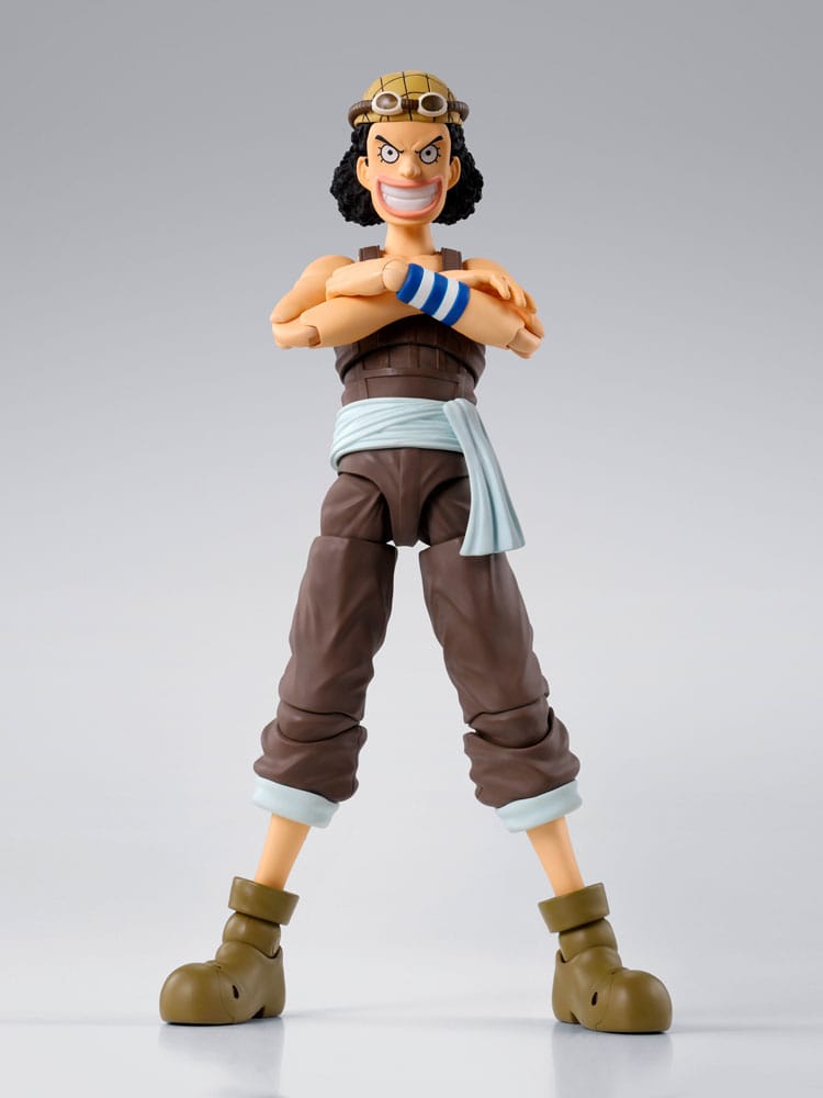One Piece S.H.Figuarts Usopp Romance Dawn Ver. Action Figure, 15 cm