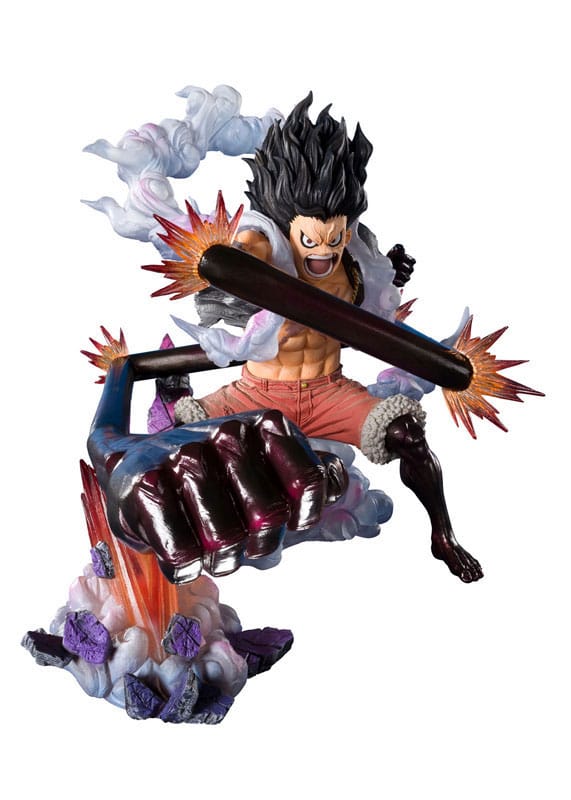 One Piece Figuarts ZERO Monkey D. Luffy Gear 4 Snake Man King Cobra Statue