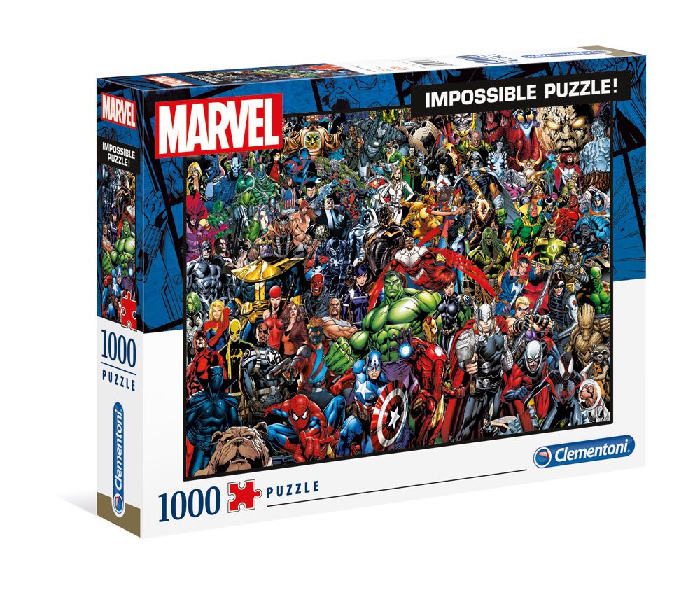 Marvel 80th Anniversary Clementoni Impossible Puzzle - 1000 Pieces