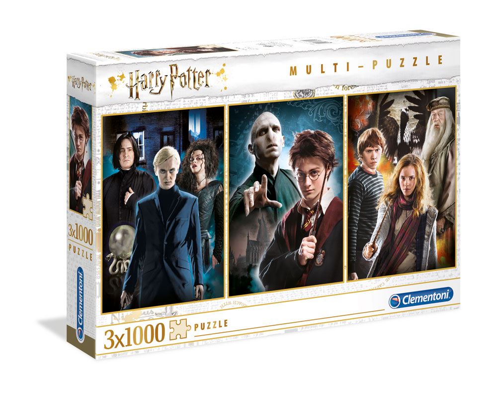 Harry Potter Tri-Pack Jigsaw Puzzles - 3 x 1000 Pieces