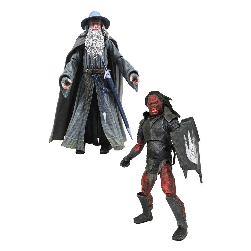 Lord of the Rings Select Series 4 Action Figures: Gandalf and Uruk-hai Orc