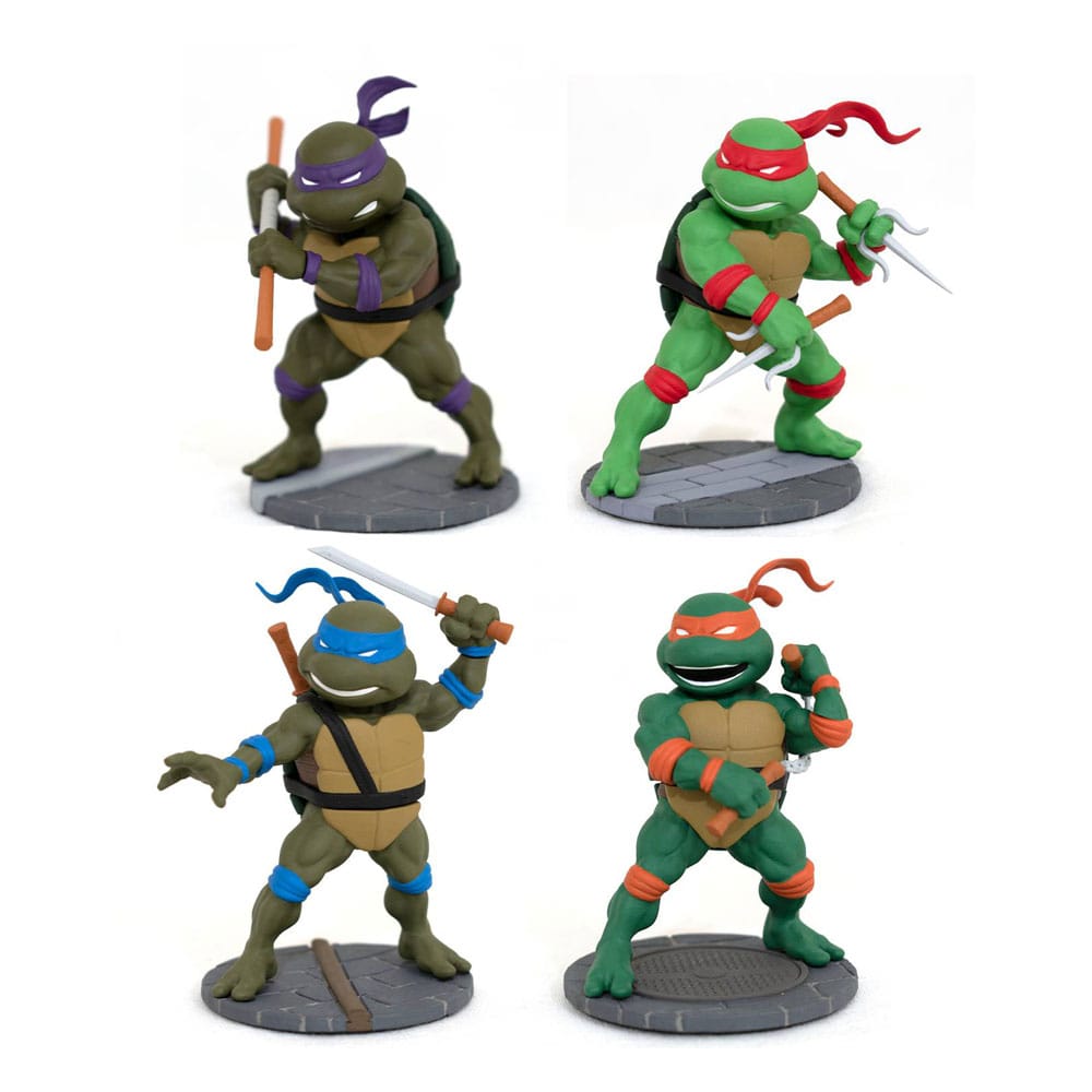 SDCC 2023 Exclusive TMNT D-Formz Mini Figures 4-Pack