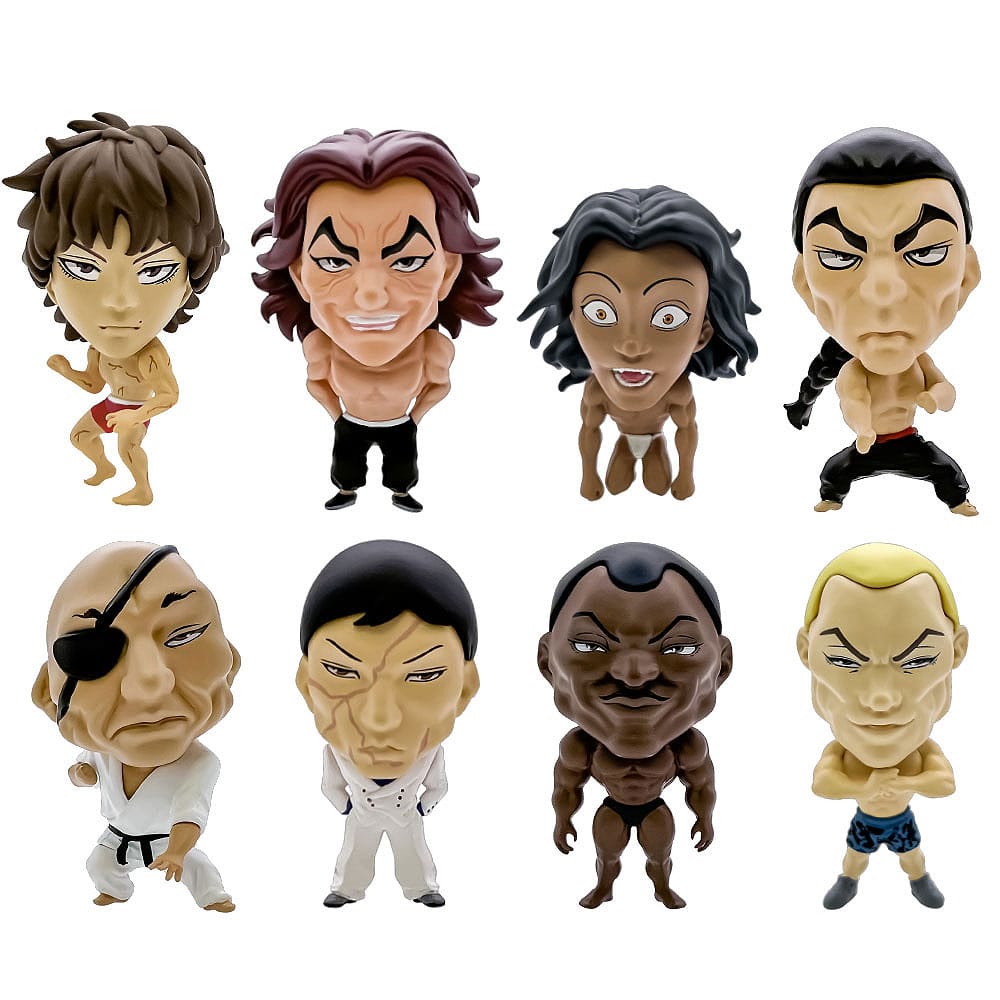 Baki Hanma 16d Collectible 8-Pack PVC Figures