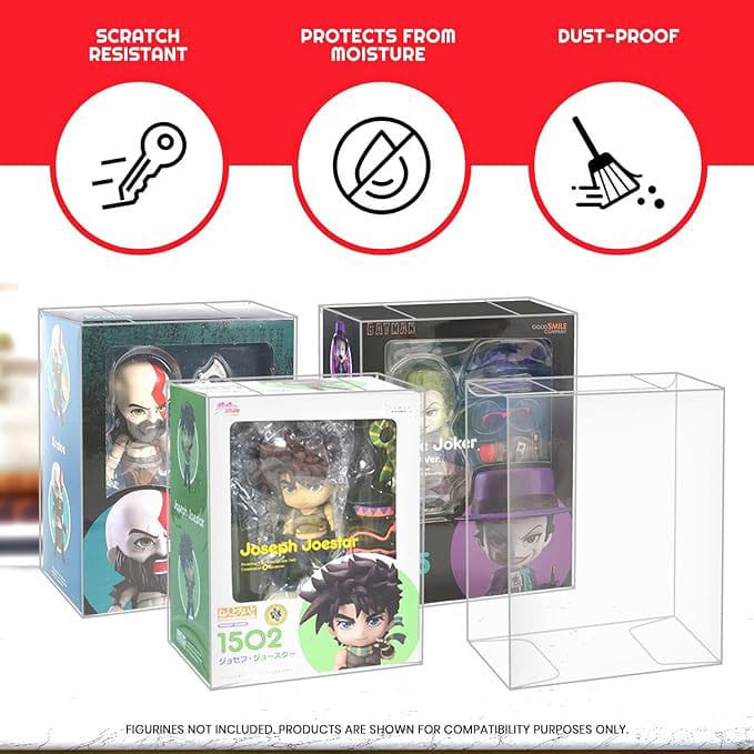 EVORETRO PET Protectors 10-Pack for Nendoroid Figures