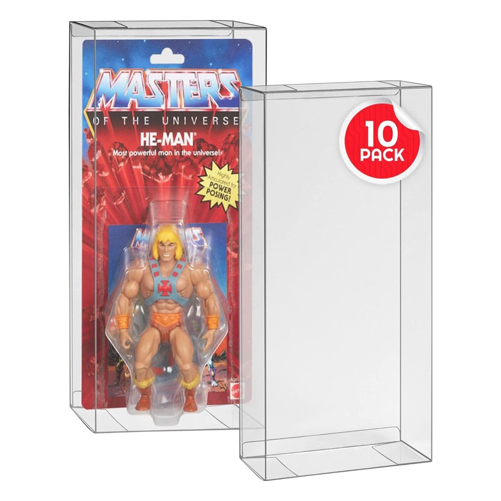 PET Protectors 10-Pack for MOTU Power Posing Figures