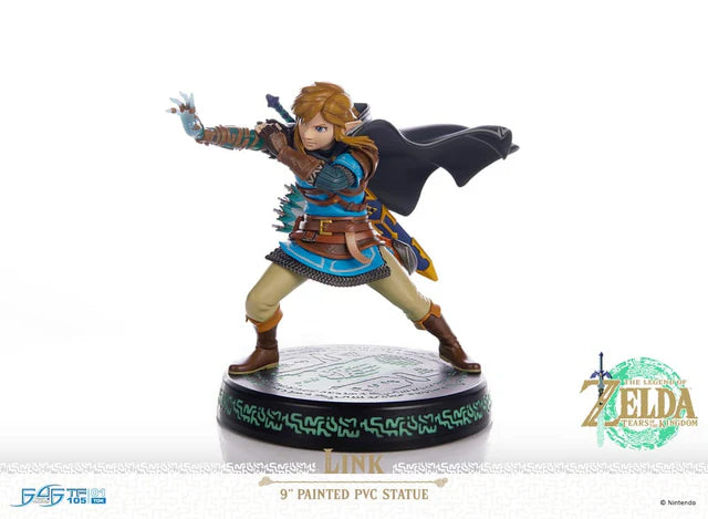 The Legend of Zelda Tears of the Kingdom Link 9" First 4 Figures PVC Statue