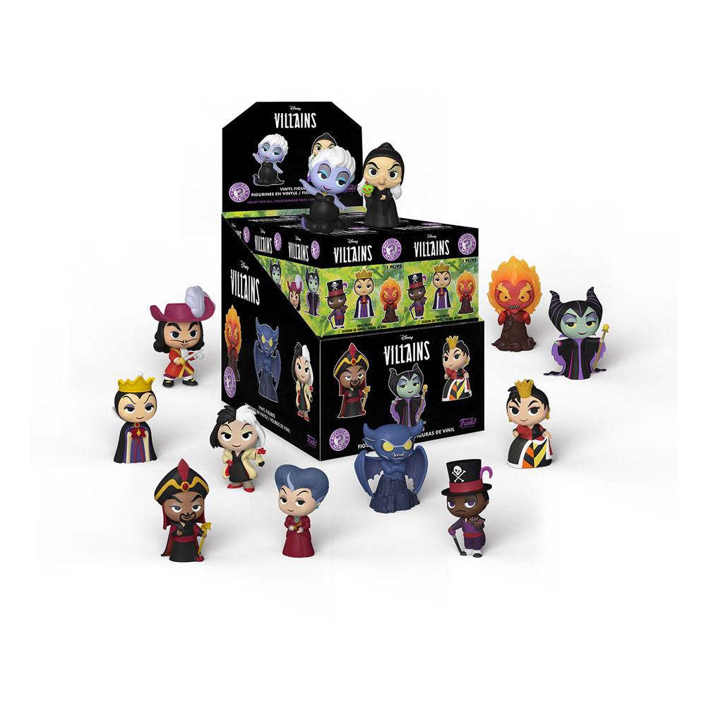 Disney Villains Mystery Mini Figures 5cm - 12 Collectors Display
