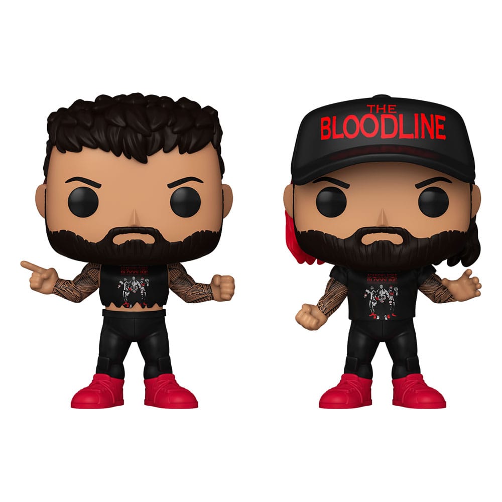 WWE POP! Vinyl Uso Brothers Figures 2-Pack, 9 cm