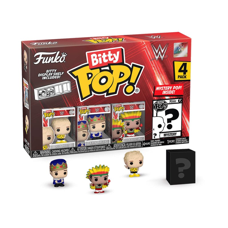 Funko Bitty POP! WWE 4-Pack: Includes Rare Dusty Rhodes Figure