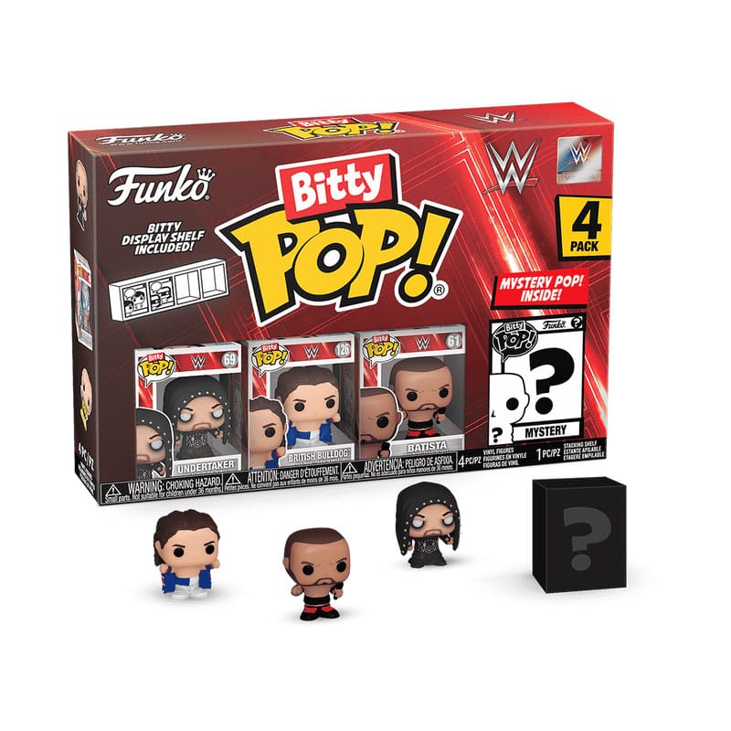 Funko WWE Bitty POP! Vinyl Figure 4-Pack - The Undertaker