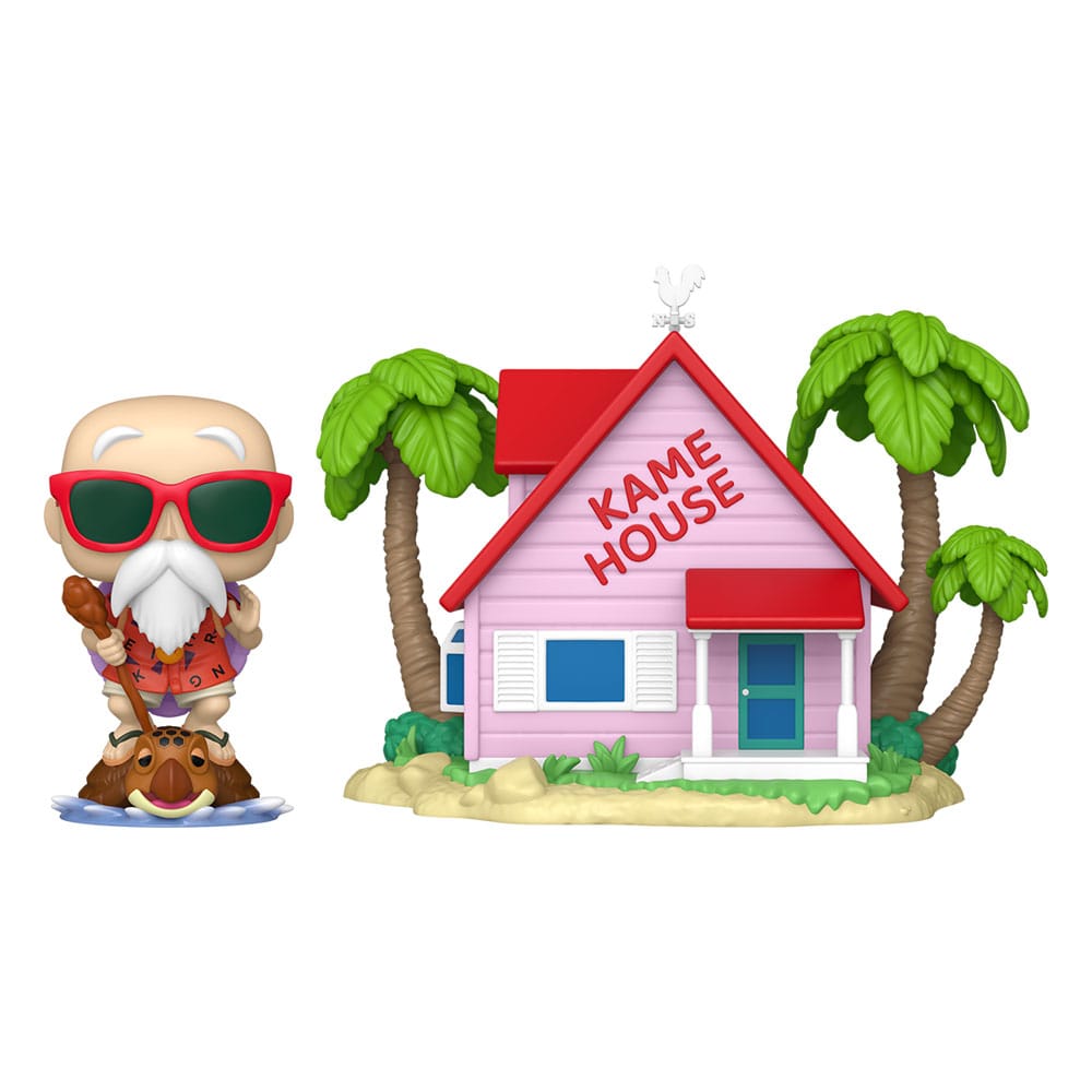 Dragon Ball Funko Pop! Town Vinyl Kame House w/ Master Roshi (9cm)