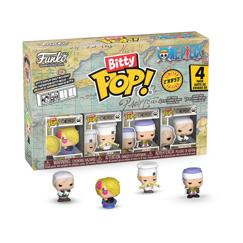 One Piece Bitty Pop! Vinyl Figure 4-Pack with Sanji