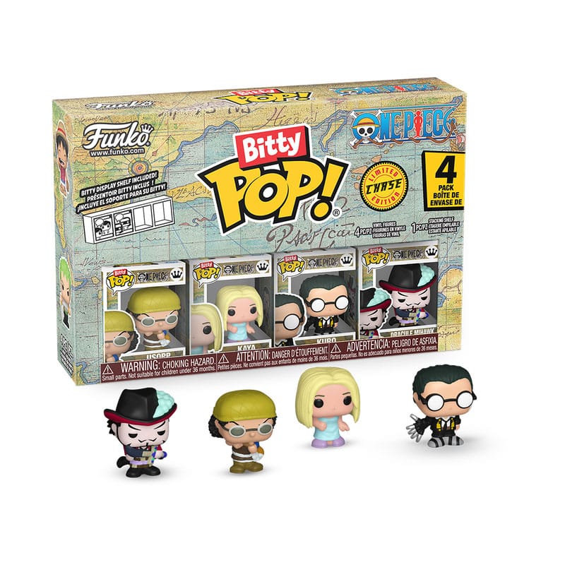 One Piece Bitty POP! Vinyl 4-Pack Usopp Figures (2.5 cm)